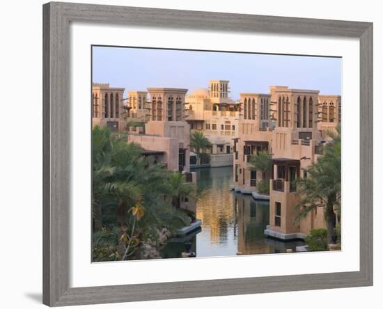 Traditional Wind Houses, Dubai, United Arab Emirates-Keren Su-Framed Photographic Print