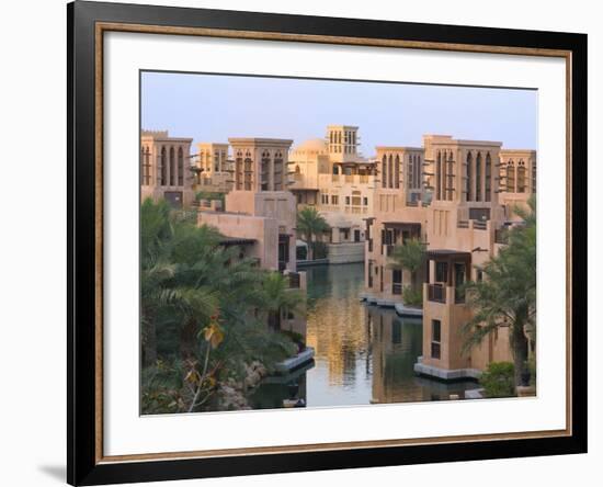 Traditional Wind Houses, Dubai, United Arab Emirates-Keren Su-Framed Photographic Print