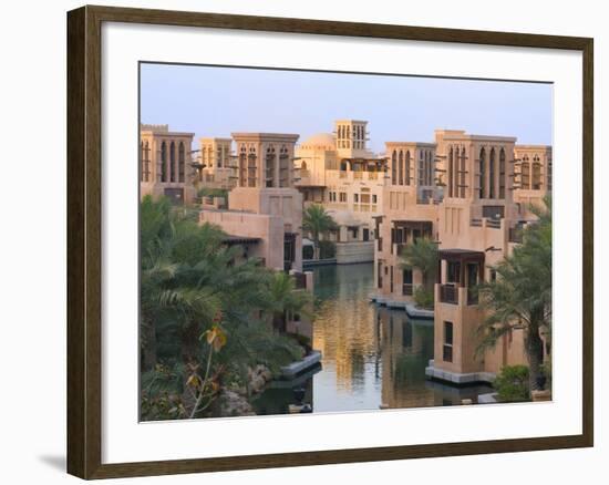 Traditional Wind Houses, Dubai, United Arab Emirates-Keren Su-Framed Photographic Print