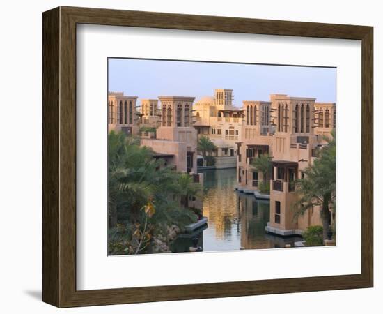 Traditional Wind Houses, Dubai, United Arab Emirates-Keren Su-Framed Photographic Print