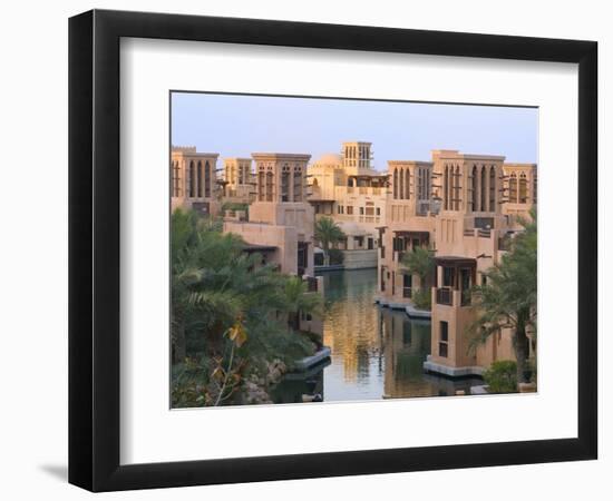 Traditional Wind Houses, Dubai, United Arab Emirates-Keren Su-Framed Photographic Print