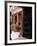 Traditional Wood Door and 19th Century Floor Tiles in Restored Traditional Pol House-John Henry Claude Wilson-Framed Photographic Print