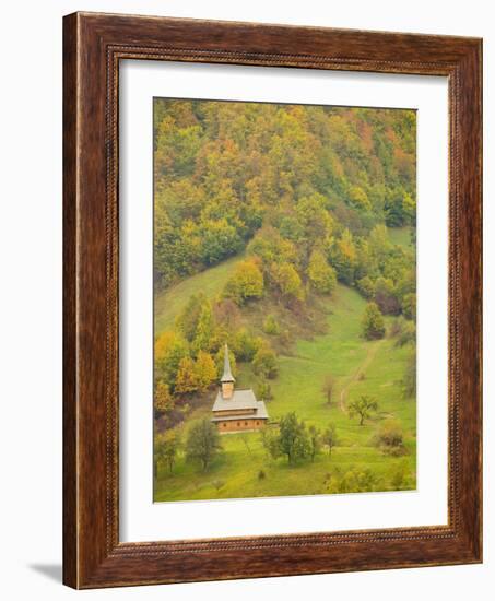 Traditional Wooden Church, Maramures, Romania-Russell Young-Framed Photographic Print