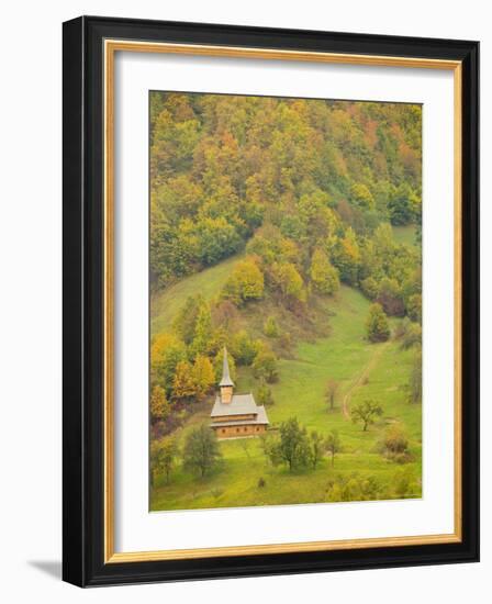 Traditional Wooden Church, Maramures, Romania-Russell Young-Framed Photographic Print