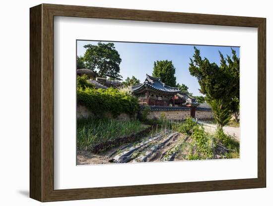 Traditional Wooden House in the Yangdong Folk Village Near Gyeongju, South Korea, Asia-Michael-Framed Photographic Print