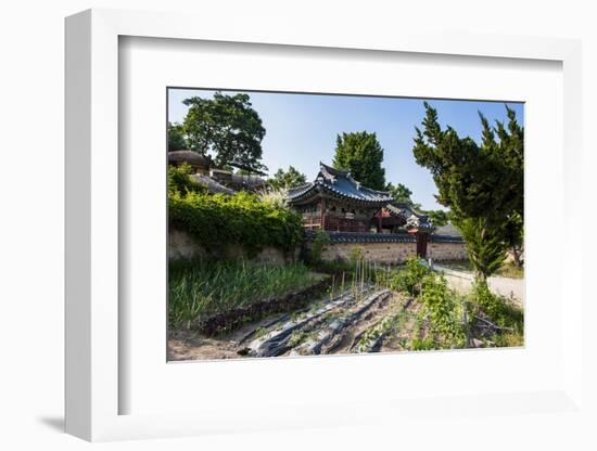 Traditional Wooden House in the Yangdong Folk Village Near Gyeongju, South Korea, Asia-Michael-Framed Photographic Print