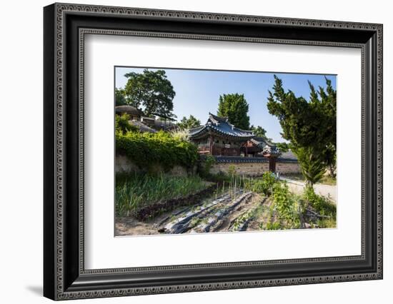 Traditional Wooden House in the Yangdong Folk Village Near Gyeongju, South Korea, Asia-Michael-Framed Photographic Print