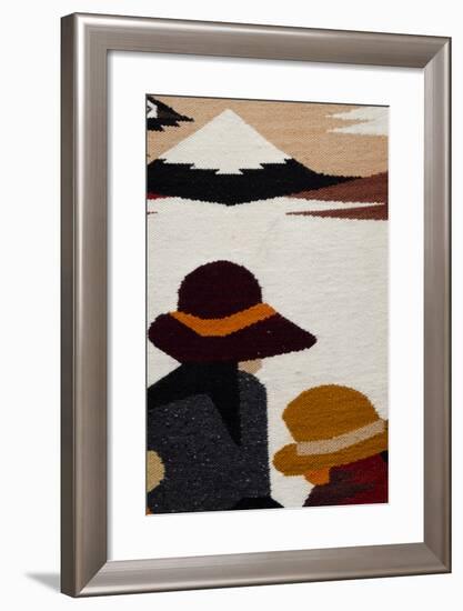 Traditional Wool Rug, Otavalo Handicraft Market, Quito, Ecuador-Cindy Miller Hopkins-Framed Photographic Print