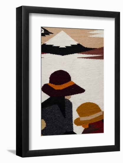 Traditional Wool Rug, Otavalo Handicraft Market, Quito, Ecuador-Cindy Miller Hopkins-Framed Photographic Print