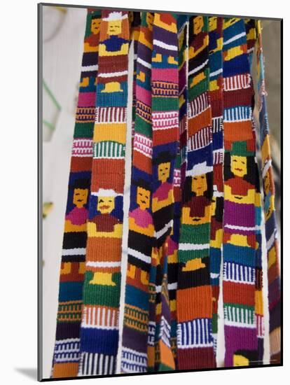 Traditional Woven Fabrics in Tourist Shop, Mitla, Oaxaca, Mexico, North America-R H Productions-Mounted Photographic Print