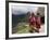 Traditionally Dressed Children by Machu Picchu, UNESCO World Heritage Site, Vilcabamba Mtns, Peru-Simon Montgomery-Framed Photographic Print