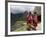 Traditionally Dressed Children by Machu Picchu, UNESCO World Heritage Site, Vilcabamba Mtns, Peru-Simon Montgomery-Framed Photographic Print