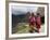 Traditionally Dressed Children by Machu Picchu, UNESCO World Heritage Site, Vilcabamba Mtns, Peru-Simon Montgomery-Framed Photographic Print