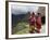 Traditionally Dressed Children by Machu Picchu, UNESCO World Heritage Site, Vilcabamba Mtns, Peru-Simon Montgomery-Framed Photographic Print