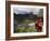 Traditionally Dressed Children Looking over the Ruins of Machu Picchu, UNESCO World Heritage Site, -Simon Montgomery-Framed Photographic Print