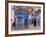 Traditionally Dressed Muslims in the Plaza Alhaouta, Morocco-Merrill Images-Framed Photographic Print