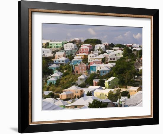 Traditonal Bermuda Houses-Gavin Hellier-Framed Photographic Print