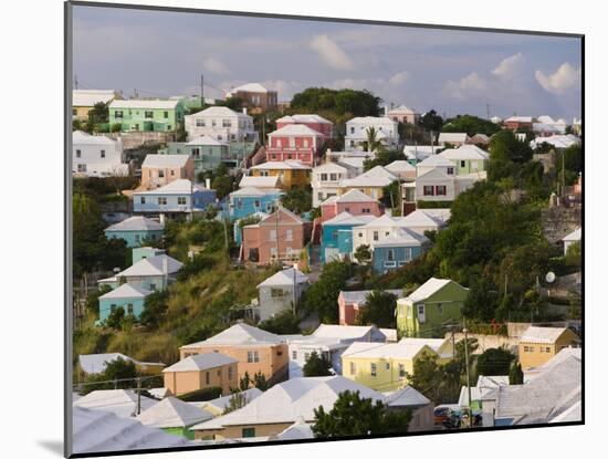 Traditonal Bermuda Houses-Gavin Hellier-Mounted Photographic Print