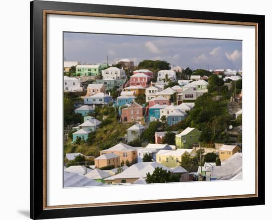 Traditonal Bermuda Houses-Gavin Hellier-Framed Photographic Print