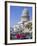 Traditonal Old American Cars Passing the Capitolio Building, Havana, Cuba, West Indies, Caribbean-Martin Child-Framed Photographic Print