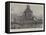 Trafalgar Day in London, 21 October, the Decorations of the Nelson Column-null-Framed Premier Image Canvas