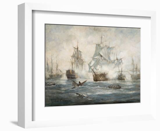 Trafalgar - End Game-Richard Willis-Framed Giclee Print