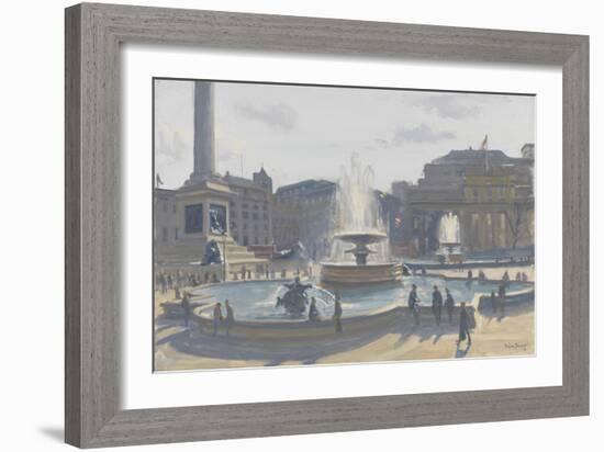 Trafalgar Square, 2010-Julian Barrow-Framed Giclee Print