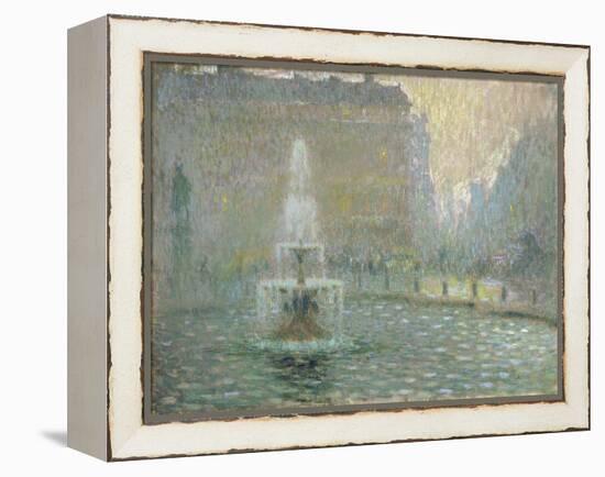 Trafalgar Square, C.1908-Henri Eugene Augustin Le Sidaner-Framed Premier Image Canvas
