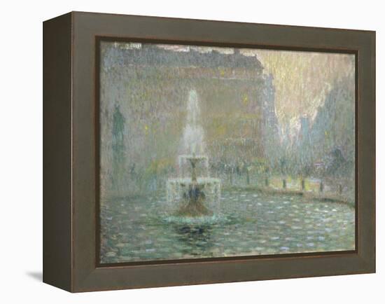 Trafalgar Square, C.1908-Henri Eugene Augustin Le Sidaner-Framed Premier Image Canvas