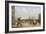 Trafalgar Square in London. 1836-James Pollard-Framed Giclee Print