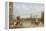 Trafalgar Square in London. 1836-James Pollard-Framed Premier Image Canvas