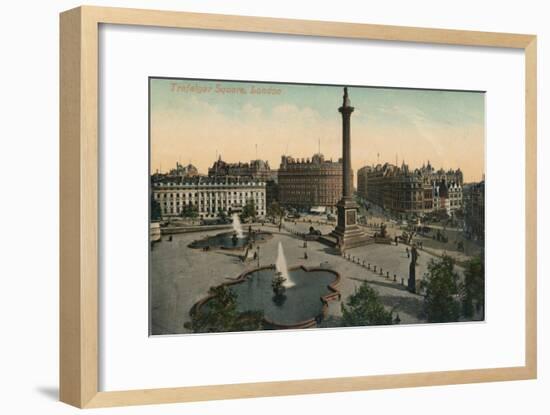 'Trafalgar Square, London', c1900-Unknown-Framed Giclee Print