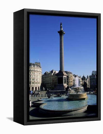 Trafalgar Square, London, England, United Kingdom-Roy Rainford-Framed Premier Image Canvas
