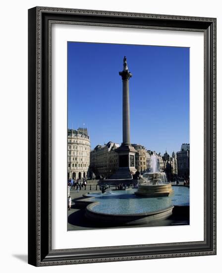 Trafalgar Square, London, England, United Kingdom-Roy Rainford-Framed Photographic Print