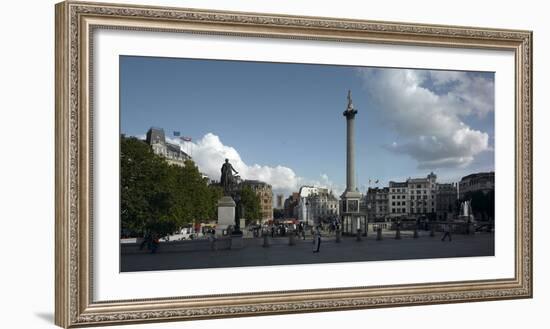 Trafalgar Square Panorama, Westminster, London-Richard Bryant-Framed Photographic Print