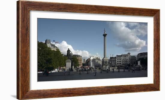 Trafalgar Square Panorama, Westminster, London-Richard Bryant-Framed Photographic Print