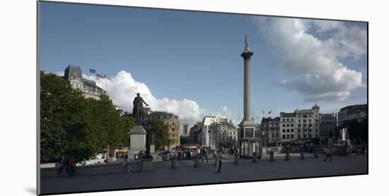 Trafalgar Square Panorama, Westminster, London-Richard Bryant-Mounted Photographic Print