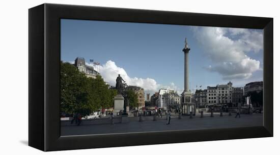 Trafalgar Square Panorama, Westminster, London-Richard Bryant-Framed Premier Image Canvas