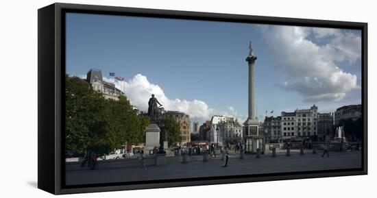 Trafalgar Square Panorama, Westminster, London-Richard Bryant-Framed Premier Image Canvas