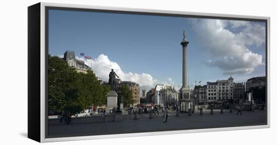 Trafalgar Square Panorama, Westminster, London-Richard Bryant-Framed Premier Image Canvas