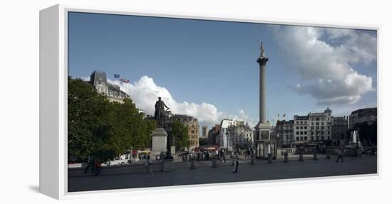 Trafalgar Square Panorama, Westminster, London-Richard Bryant-Framed Premier Image Canvas