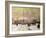 Trafalgar Square under Snow, London-John Sutton-Framed Giclee Print