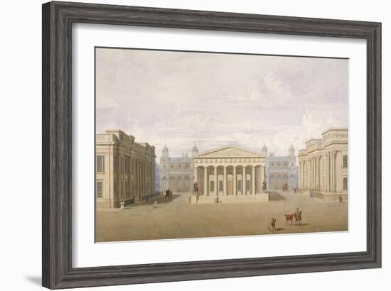 Trafalgar Square, Westminster, London, 1828-John Nash-Framed Giclee Print