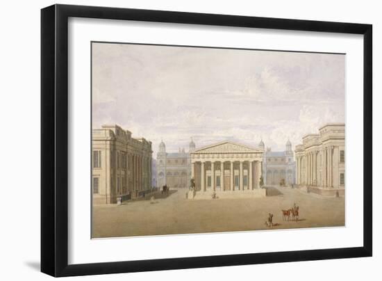 Trafalgar Square, Westminster, London, 1828-John Nash-Framed Giclee Print