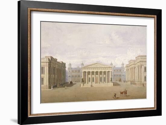 Trafalgar Square, Westminster, London, 1828-John Nash-Framed Giclee Print