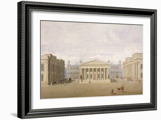 Trafalgar Square, Westminster, London, 1828-John Nash-Framed Giclee Print