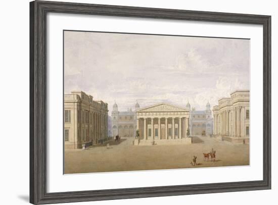 Trafalgar Square, Westminster, London, 1828-John Nash-Framed Giclee Print