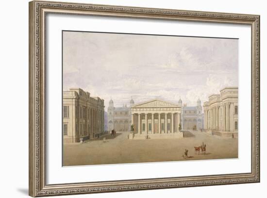 Trafalgar Square, Westminster, London, 1828-John Nash-Framed Giclee Print