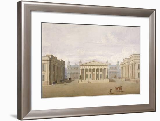 Trafalgar Square, Westminster, London, 1828-John Nash-Framed Giclee Print