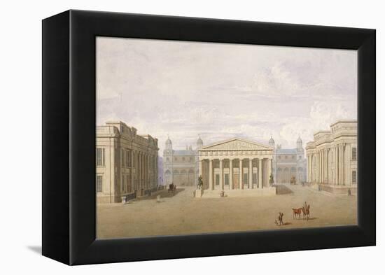 Trafalgar Square, Westminster, London, 1828-John Nash-Framed Premier Image Canvas